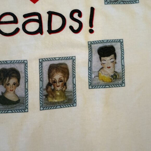 Vintage Kitschy Head Vase T-Shirt Size Med - Picture 9 of 17